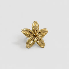 Broche dorée